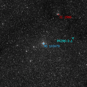 DSS image of HD 103079