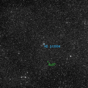 DSS image of HD 103884