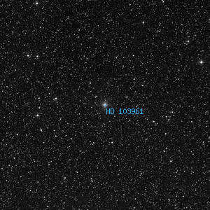 DSS image of HD 103961