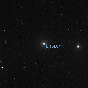 DSS image of HD 104304
