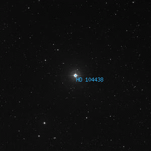 DSS image of HD 104438