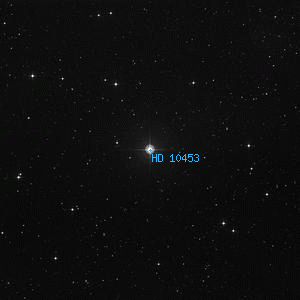 DSS image of HD 10453