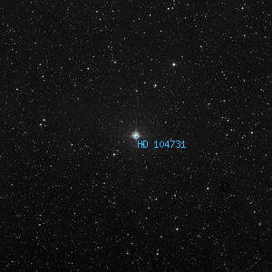 DSS image of HD 104731