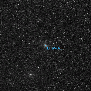 DSS image of HD 104878