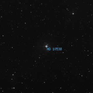 DSS image of HD 10538