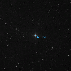 DSS image of HD 1064