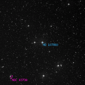 DSS image of HD 107860