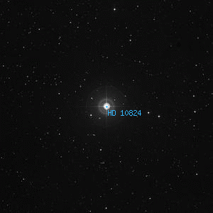 DSS image of HD 10824