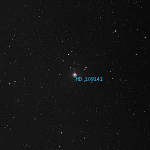 DSS image of HD 109141