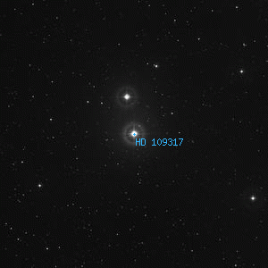 DSS image of HD 109317
