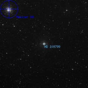 DSS image of HD 109799