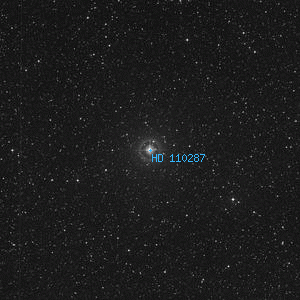 DSS image of HD 110287