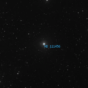 DSS image of HD 111456