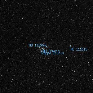 DSS image of HD 111904