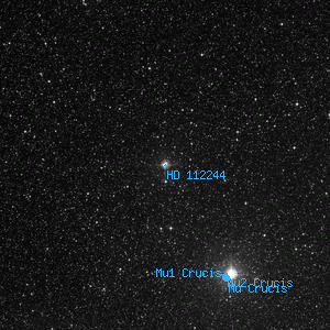 DSS image of HD 112244