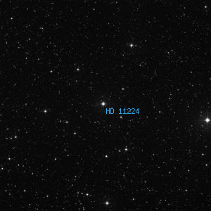 DSS image of HD 11224