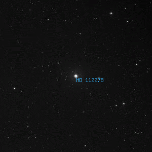 DSS image of HD 112278