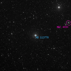 DSS image of HD 113778