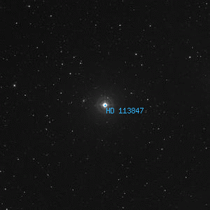 DSS image of HD 113847