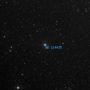 DSS image of HD 114435
