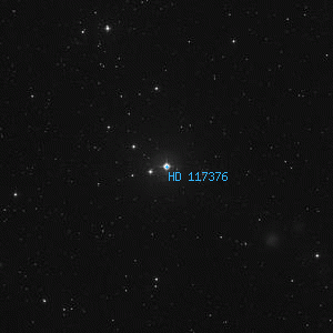 DSS image of HD 117376