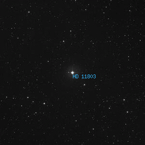 DSS image of HD 11803