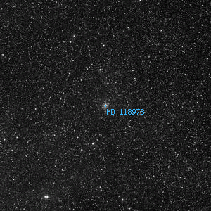 DSS image of HD 118978