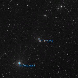 DSS image of HD 120759