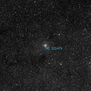 DSS image of HD 121474