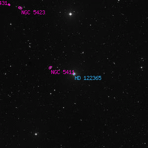 DSS image of HD 122365