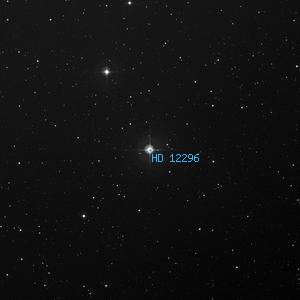 DSS image of HD 12296
