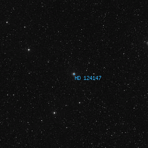 DSS image of HD 124147