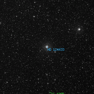 DSS image of HD 124433