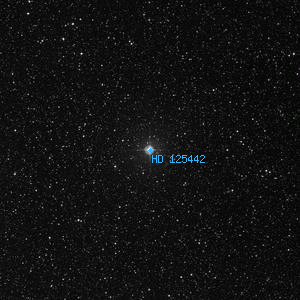 DSS image of HD 125442