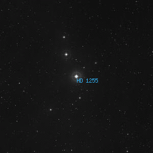 DSS image of HD 1255