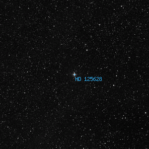 DSS image of HD 125628