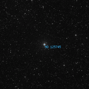 DSS image of HD 125745