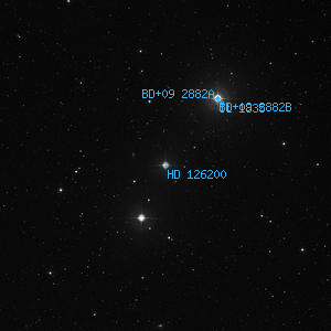 DSS image of HD 126200