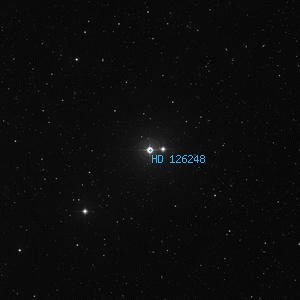 DSS image of HD 126248