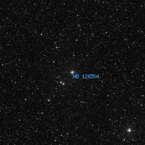 DSS image of HD 126504