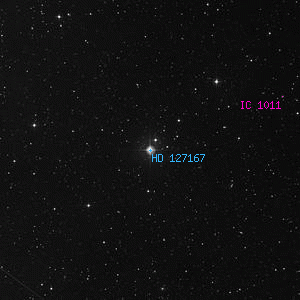 DSS image of HD 127167