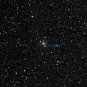 DSS image of HD 127193