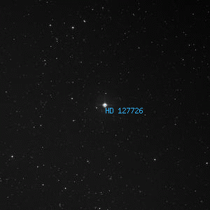 DSS image of HD 127726