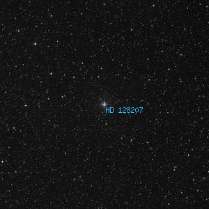 DSS image of HD 128207