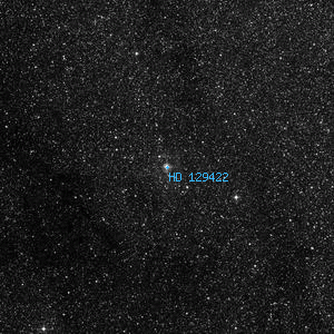 DSS image of HD 129422