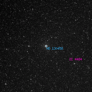 DSS image of HD 130458