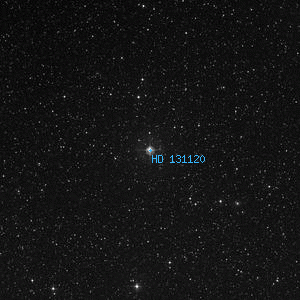 DSS image of HD 131120