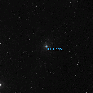 DSS image of HD 131951