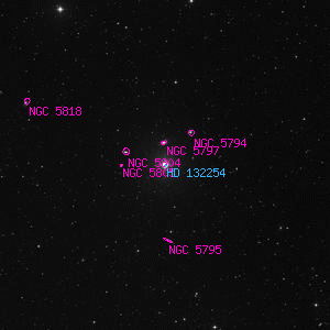 DSS image of HD 132254