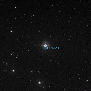 DSS image of HD 132833